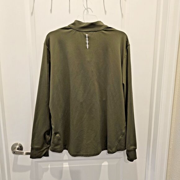 Balance Collection Men’s Olive Green 1/4 Zip Casual Pullover Long Sleeve Size XL - Picture 2 of 9